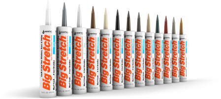 Big Stretch® by Sashco, Acrylic Caulk for Windows & Doors Big Stretch® by Sashco, Acrylic Caulk for Windows & Doors
