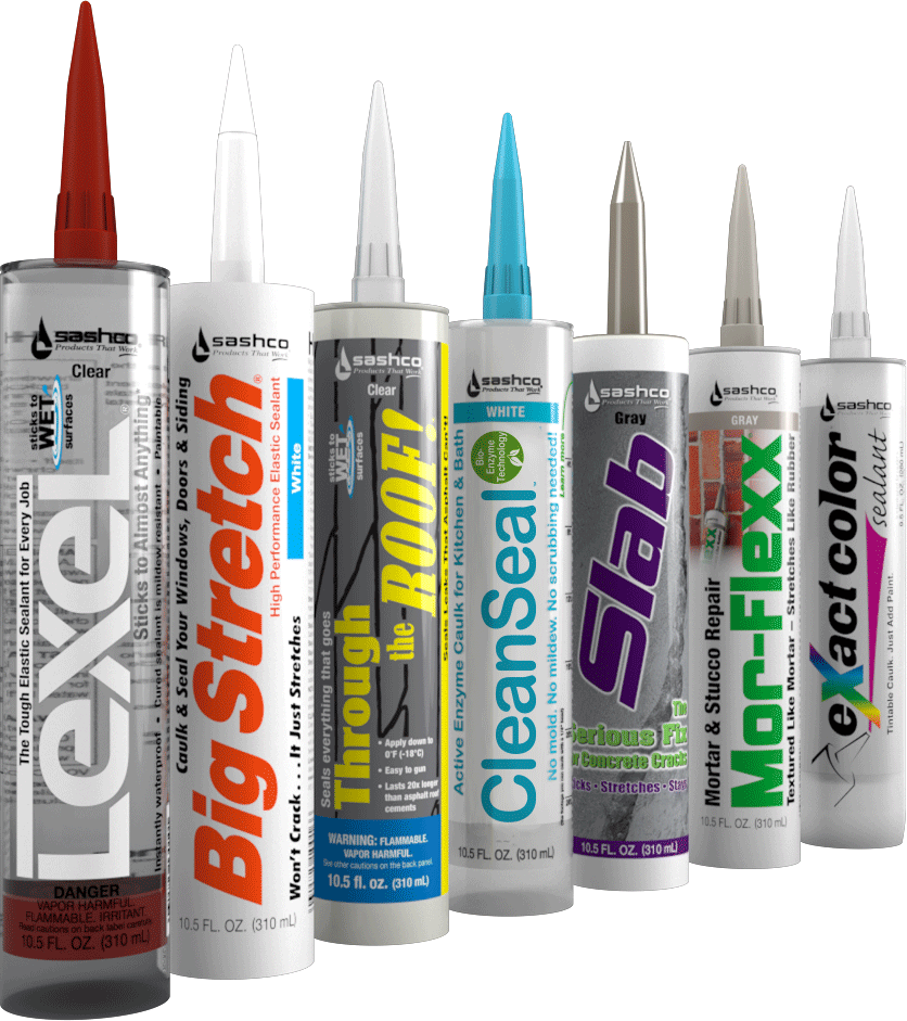 Home Solutions Caulk, Sealants, & Stains Sashco