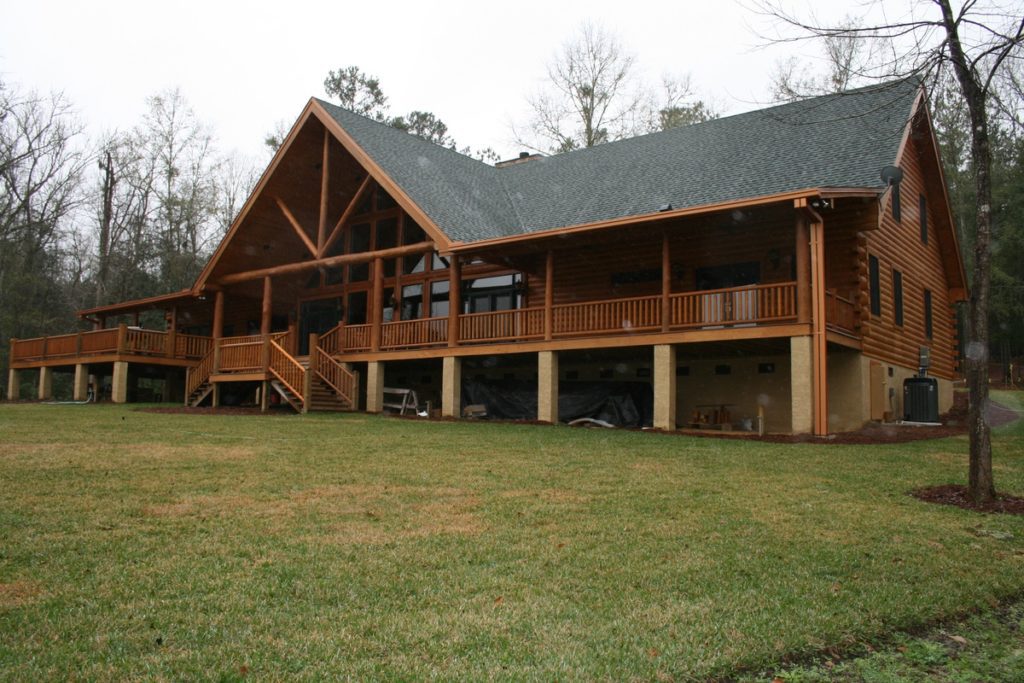Flint River Log Homes Transformation Log & Timber Gold Tone Medium