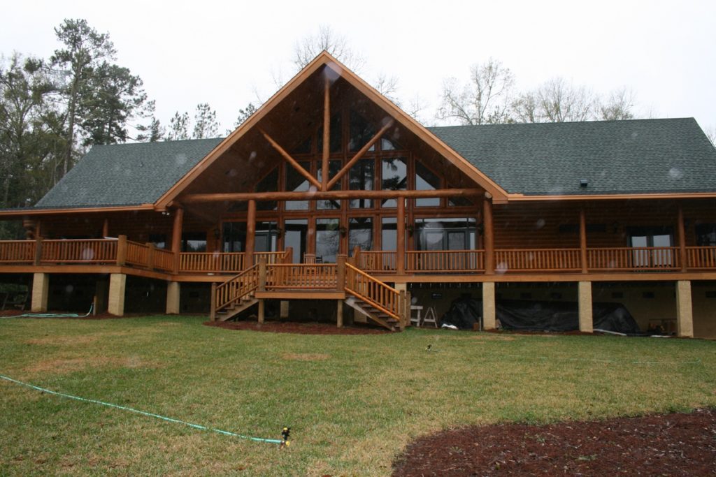 Flint River Log Homes Transformation Log & Timber Gold Tone Medium