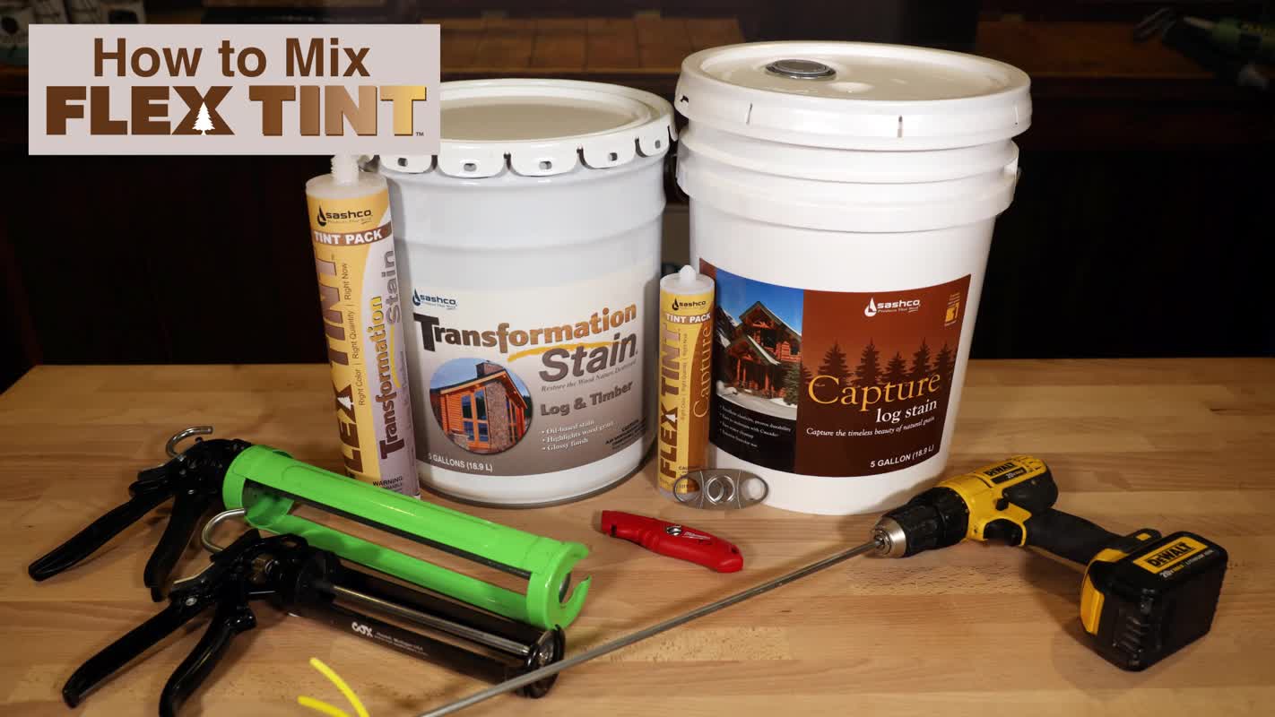 Flex Tint for Capture Log Stain and Transformation Log