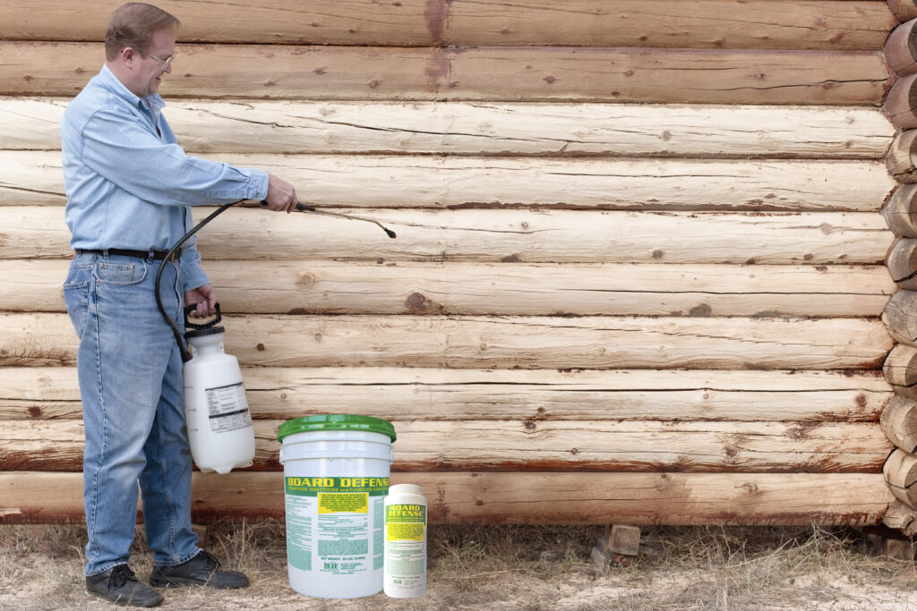 Board Defense, Borate Based Wood Preservative for Log Homes
