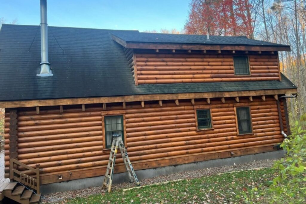 Joseph Smidt DIY Log Restoration Story - After