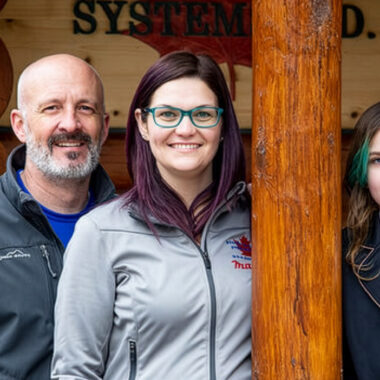 The Reid Family, Log Home Experts from Norlog Building Systems in Canada