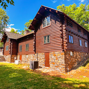 Hallock Hill Log Home Restoration